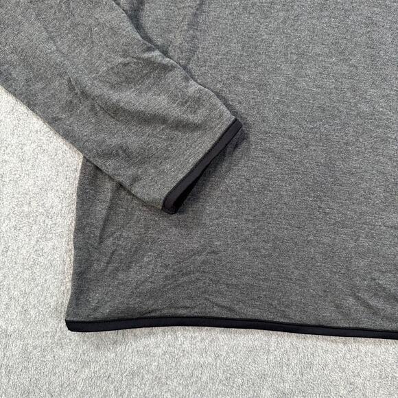 Threads 4 Thought Quarter Zip Pullover Gray Stitch Fix Size Medium Long Sleeve - Picture 2 of 8